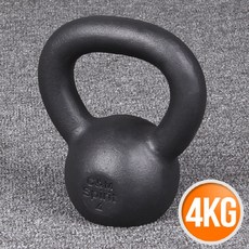 씨엠 오리지날 통무쇠 케틀벨 (4kg~20kg), 4kg, 1개