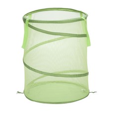 허니캔두 메쉬 팝 오픈 햄퍼 빨래바구니 L, Lime Green, 1개