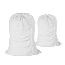 허니캔두 메쉬 론드리 백 빨래바구니 61 x 91.4cm, White, 2개입