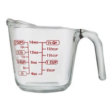 Anchor 파이어-킹 계량컵 16oz, Clear, 473.2ml, 1개