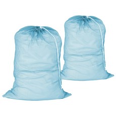 허니캔두 메쉬 론드리 백 빨래바구니 61 x 91.4cm, Ocean Blue, 2개입