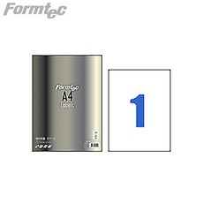 폼텍 레이져 광택라벨 LB-3130, 1칸, 100개
