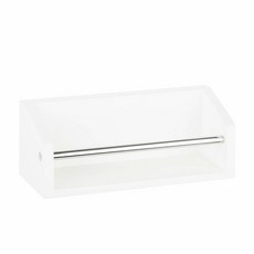Honey Can Do 월 셸프 with 크롬 바, White, 1개