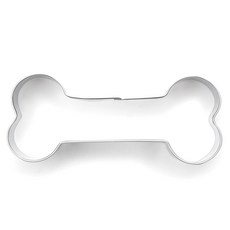 폭스런 개뼈다귀 모양 쿠키 커터 7.6cm, 1개