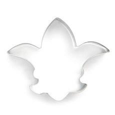 폭스런 플뢰르 드 리스 쿠키 커터 7.6cm, 1개