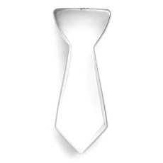 폭스런 넥타이 쿠키 커터 7.6cm, 1개
