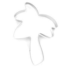 폭스런 팜 트리 쿠키 커터 7.6cm, 1개