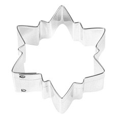 폭스런 포인티드 스노우플레이크 쿠키 커터 7.6cm, 1개