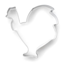 폭스런 루스터 쿠키 커터 7.6cm, 1개