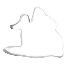 폭스런 트로피컬 피쉬 쿠키 커터 7.6cm, 1개