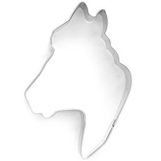 폭스런 호스 헤드 쿠키 커터 7.6cm, 1개