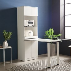 원퍼니처 크림 1800 식탁렌지대 전자렌지 밥통 밥솥 다이 선반 전자레인지장 테이블, 02)크림 1800LPM 식탁렌지대