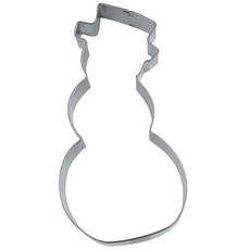 폭스런 스노우맨 쿠키 커터 12.7cm, Silver, 1개
