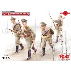 ICM 塑料模型 1/35 次世界大戰俄羅斯步兵, 1個
