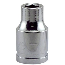 그레이트넥 드라이브 6 포인트 소켓 메트릭 SK7M 0.7 x 1cm, 1개