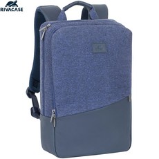 맥북프로 LG그램 15인치 노트북배낭 가방 RIVACASE 7960 Blue 케쥬얼 백팩