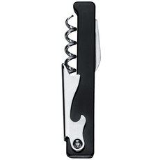 판테스 러버 터치 웨이터 코르크스크류, Black+Stainless Steel, 1개