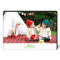 찰칵포토 크리스탈마블액자 액자, 투명, 1개