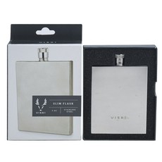비스키 슬림 플라스크 88.7ml, Stainless Steel, 1개