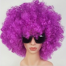 가발모음 뽀글이가발 파티가발 점보가발 단발 코스프레 이벤트가발, 7_점보뽀글이_퍼플