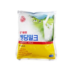 오뚜기 [커피엔] 오쉐프 밴딩밀크 1kg /자판기용, 1개입, 1개