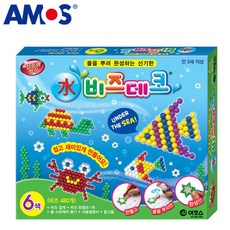 아모스 비즈데코 6색 바다생물 만들기, 혼합색상, 1개
