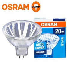 오스람 할로겐전구 MR16 20W 50W 할로겐 램프 MR, 전구색, 1개