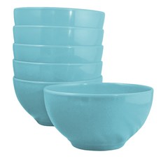 Calypso Basics 멜라민 볼, Turquoise, 6개입