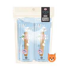 네츄럴코어 고양이간식 미트스틱 + 캣쵸, 140g, 1개, 닭가슴살&참치