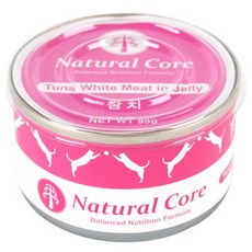 네츄럴코어 고양이 간식캔, 참치, 95g, 3개