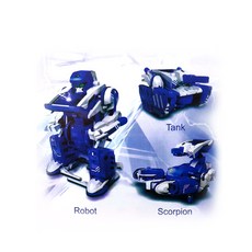 빅드림 STEAM 과학 실험 키트 교구 3in1 태양광 변신로봇 만들기, 단품