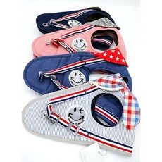 라디카 일본 강아지 고양이 사계절 하네스, 핑크, 1개