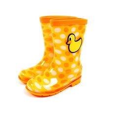 팝덕 도트 장화 PC01 아동부츠 아동레인부츠