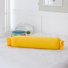 조우니 솜사탕 바디필로우 안고자는 대형롱쿠션, 솜사탕 바디필로우 커버만(옐로우)