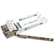 사쿠라 피그마 마이크론, 04/블랙0.40mm, 12개