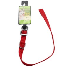 보스펫 나일론 칼라 애견 목줄, Red, 1개