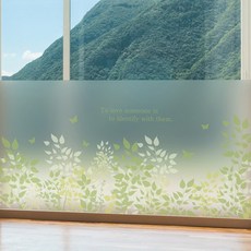 낭만창고 dgse106-숲속의 멜로디-반투명시트지 시트지, 단품없음