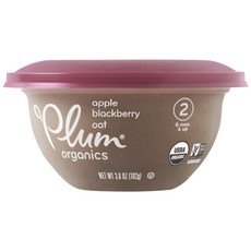 플럼오가닉스 칠드런 볼 어린이 푸딩, 1개, 사과 + 블랙베리 + 오트 ( Apple + Blackberry + Oat), 102g