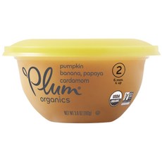 플럼오가닉스 칠드런 볼 어린이 푸딩, 1개, 호박 + 바나나 + 파파야 +카다멈 (Pumkin + Banana + Papaya + Cardamom), 102g