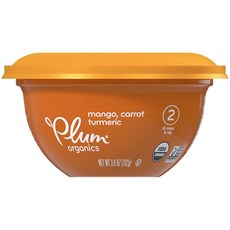 플럼오가닉스 칠드런 볼 어린이 푸딩, 1개, 망고 + 당근 + 터메릭 ( Mango + Carrot + Turmeric), 102g