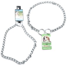 보스펫 체인 칼라 애견 목줄, Silver, 1개