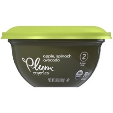 플럼오가닉스 칠드런 볼 어린이 푸딩, 1개, 사과 + 시금치 + 아보카도 ( Apple + Spinach + Avocado), 102g