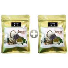 실크샤인 헤나 염색약 1+1 새치커버/염색/머리염색약/새치염색, 실크샤인 블랙 100g+100g, 1개