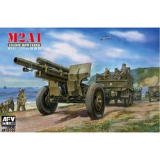 BF35160 AFV클럽 1대35 M2A1 105mm견인포 -트럭 및 인형 미포함 프라모델, 1개