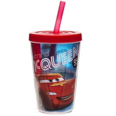 Zak! Designs 텀블러 빨대컵 스파우트컵 384ml, Mc Queen, 1개