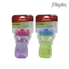 Playtex 릴' 그리퍼 트위스트 엔 클릭 스파우트컵 266ml, 랜덤 발송, 1개