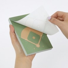 Sports Memo Pad(Baseball), 상세 설명 참조