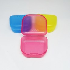 미소덴탈 교정장치케이스(블루) 리테이너케이스 교정기통, 1개