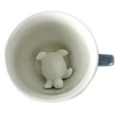 크리처컵 터틀 머그컵 325.3ml, Wedgewood Blue, 1개