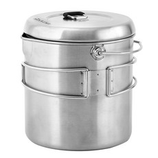 솔로스토브 팟 냄비 14 x 15.5cm, Silver, 1개